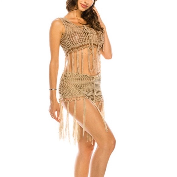 Desert Heights Crochet Top/Swim Cover Up - Picture 5 of 7